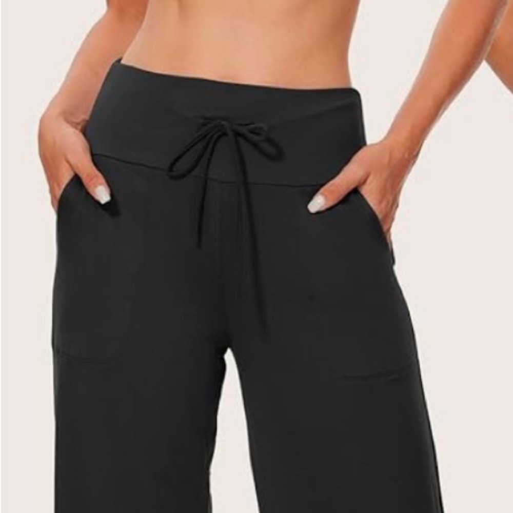 ❌SOLD❌Women's Wide-Leg High-Waisted Casual Pants with Pockets - Picture 7 of 15